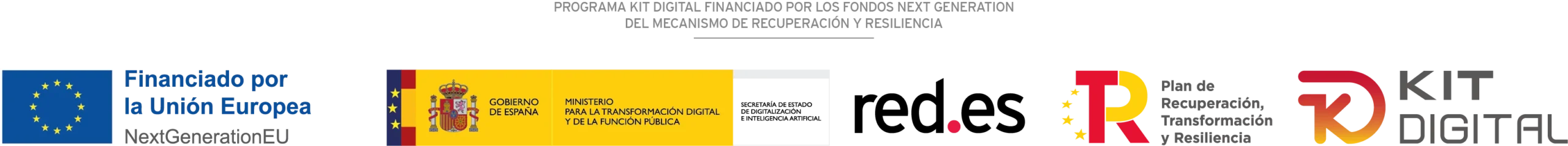 Logotipos Unión Europea y Gobierno de España