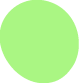 Círculo verde claro sobre fondo blanco